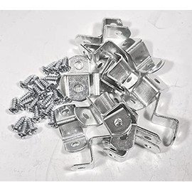 1/2" Offset Clips Extra Heavy Duty with Screws 100 Pack
