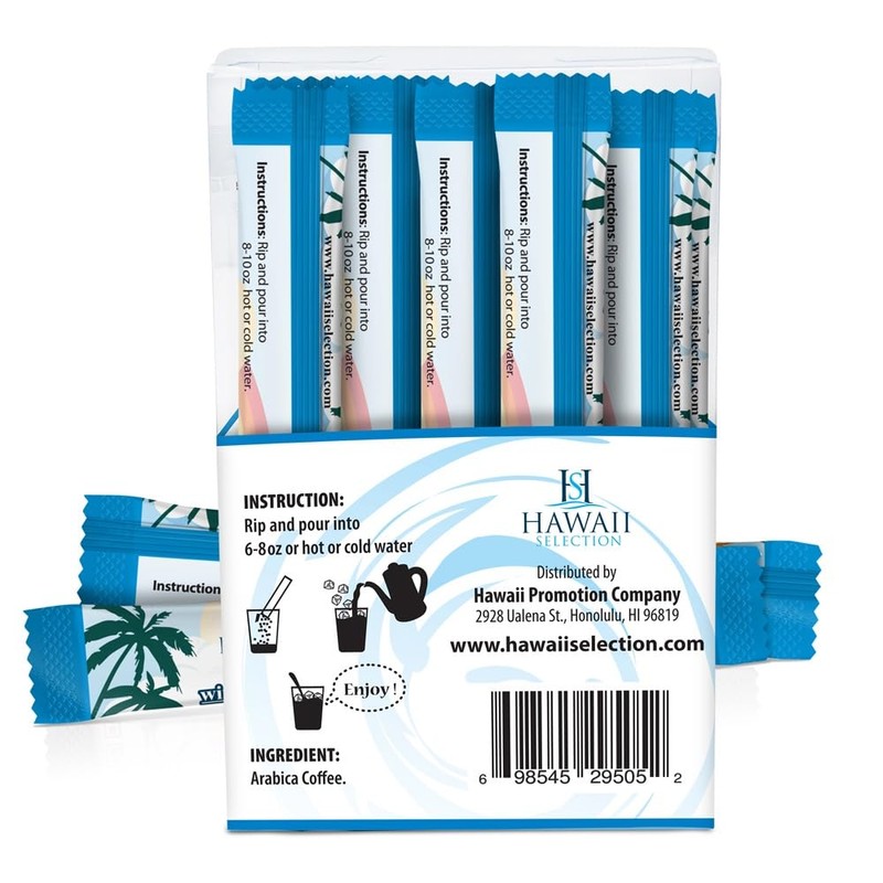 Hawaii Selection/Ice Coffee 10% Kona Blend/Spray Dried Instant Stick Type/