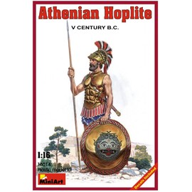 MiniArt 1/16 Scale Athenian Hoplite. V century B.C. - Historical Figures Series Plastic Model Kit #16014