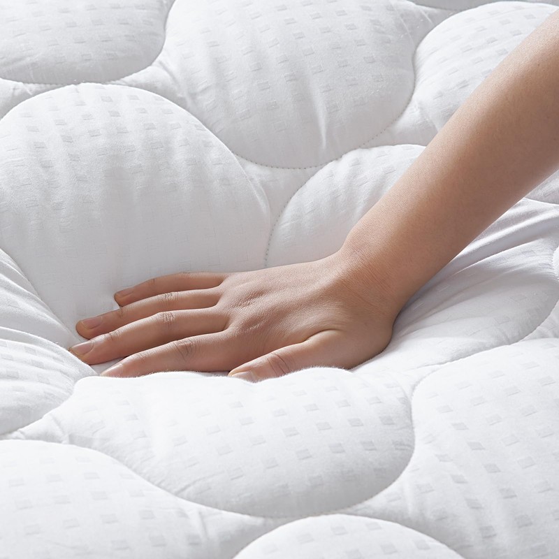 LEISURE TOWN Queen Mattress Pad Fitted Quilted Cotton Mattress Cover