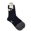 Moomin Women's Large Crew Socks, Black