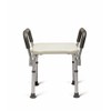 Medline Bath Bench Shower Seat with Padded Armrests, Ideal for