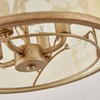 AGV LIGHTING CL022 K9 Crystal Semi Flush Mount Ceiling Light