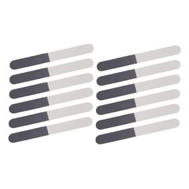 Baluue 12pcs Nail Art Files Grey Nail Polishing Strips for Efficient Manicure Pedicure Care Compact Lightweight for Travel Home Use