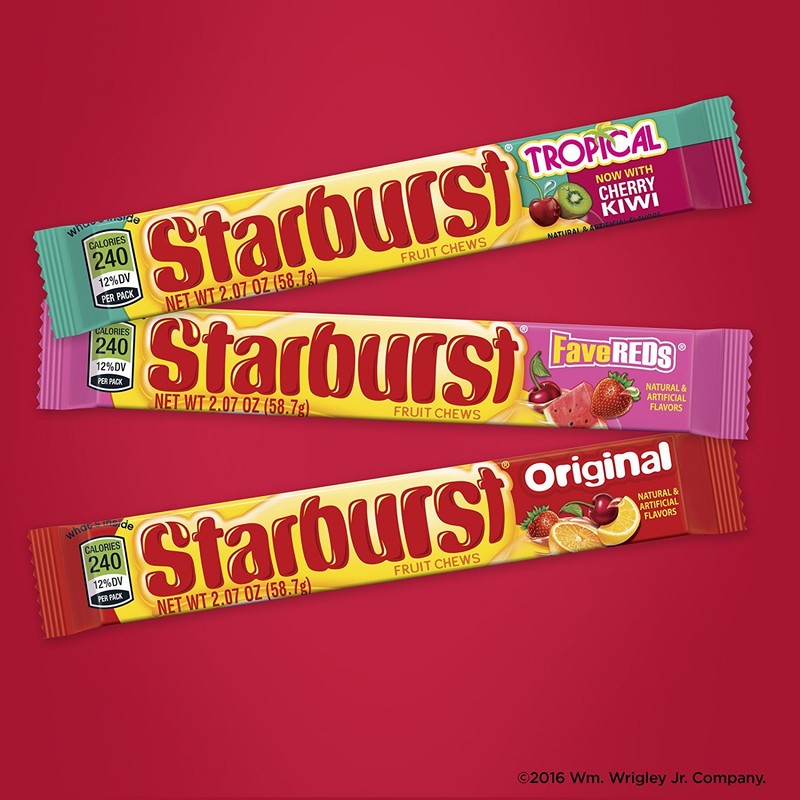 SKITTLES & STARBURST Full Size Variety Mix for Christmas Candy