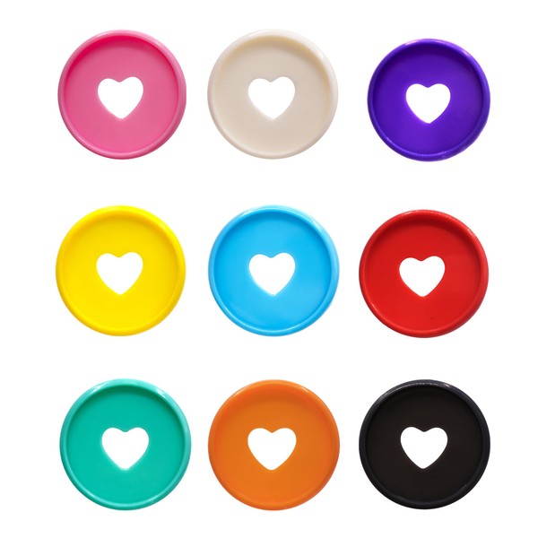 ITSYHPRO 100pcs Expansion Binder Rings Disc Plastic Discbound Discs Planner