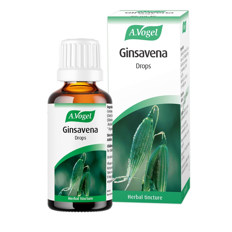 A.Vogel Ginsavena Drops | Herbal Food Supplement | Extract of