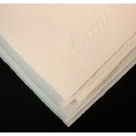 Arches Text Wove Printmaking Paper (Ten Sheets) 19.5x25.5 Inches