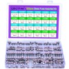 QBGTFAK 24 Values 222pcs 250V Fast Slow Blow Glass Fuses