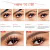 Lápiz de cejas 2 en 1 con pasta de gel,