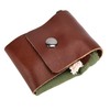 Leather Canvas Foraging Pouch Belt Fruit Picking Bag for Camping