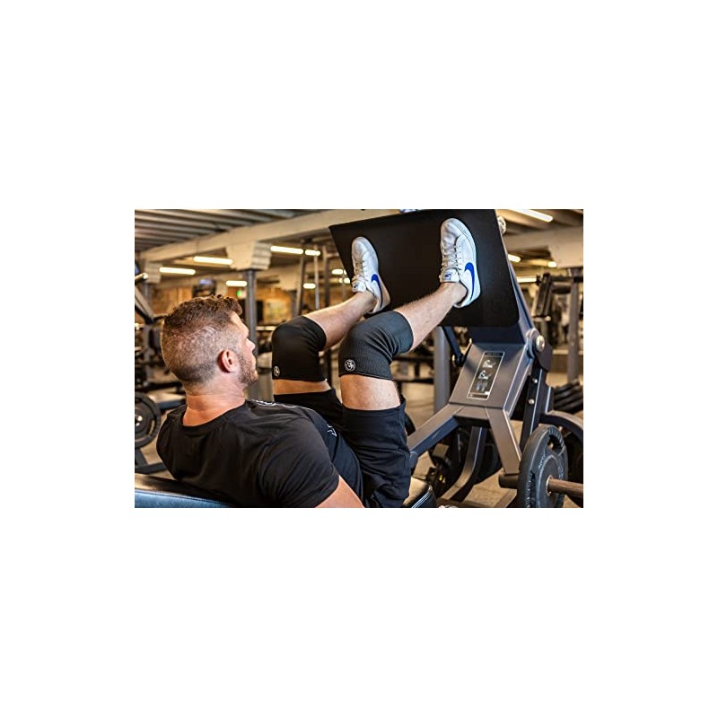 Double Ply Titan Knee Sleeves Supportive Elastic Polyester Blend Knee