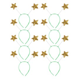 Lurrose 8 diademas de cabeza Boppers Marciano antenas alienígenas Star Diademas novedad (amarillas)