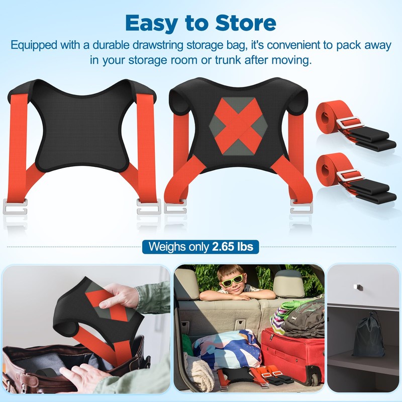 NOCOEX 2-Person Moving Straps for Lifting - Shoulder Lifting and
