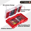 GEINXURN 35-Piece Impact Resistant Screwdriver Bit Set, S2 Steel Magnetic