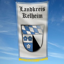 Bayern Landkreis Kelheim Germany 3x5 feet Flag Banner Vivid Color Double Stitched Brass Grommets (Kelheim)