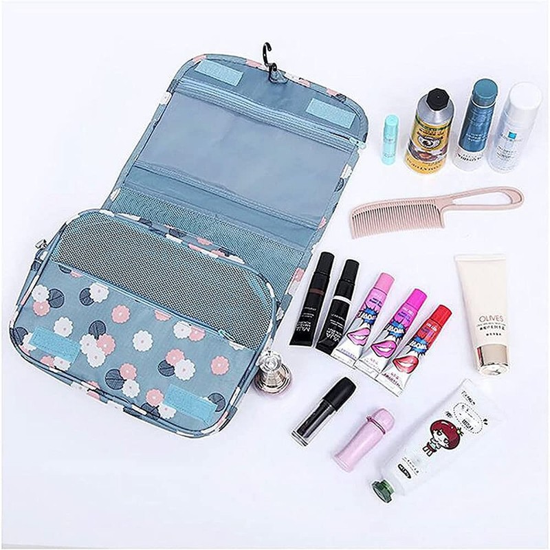 Trawila Travel Hanging Toiletry Bag Cosmetic Bag Makeup Organizers for