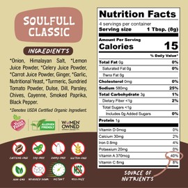 Māla Girl Vegan Chicken-Style Superfood Broth Powder, Soulfull Classic Instant Soup & Bouillon Base, Lemon, Ginger & Turmeric Plant-Based Broth for Ramen, Soups, Cooking & On-the-Go Comfort, 4-6 Servings