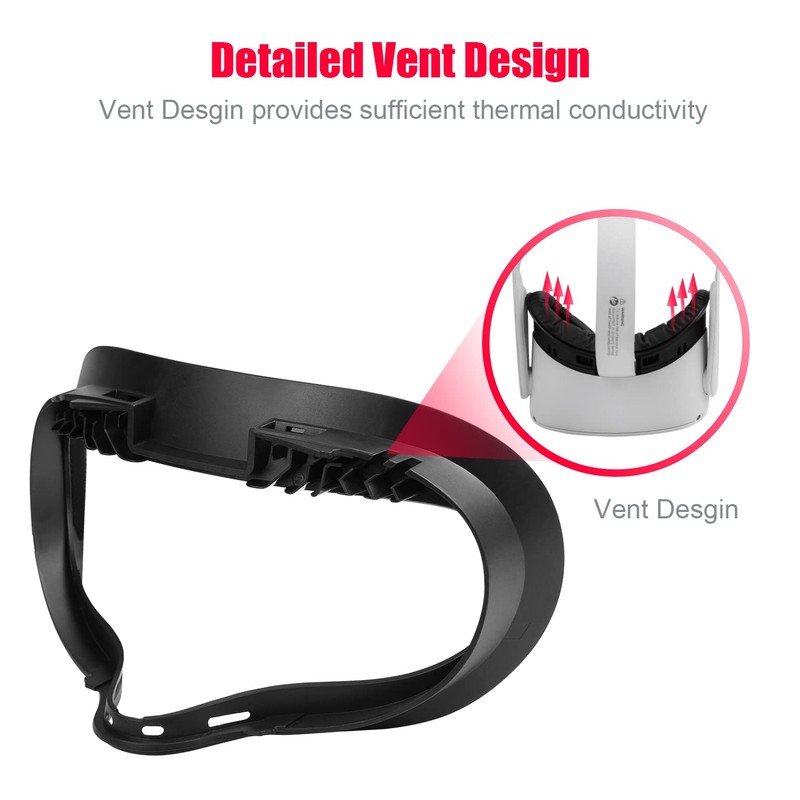 VR Facial Interface and Foam Replacement Set for Oculus Meta