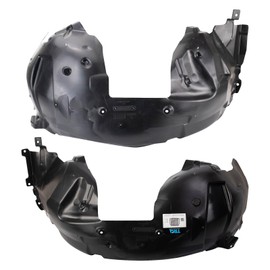 TRQ Front Inner Fender Liner Set Compatible with 2018-2022 Ford Mustang FO1248189 FO1249189