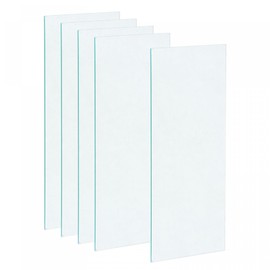 sourcing map 5pcs Welding Helmet Inner Cover Lens 4.09"x1.87"x0.03" for Darkening Welding Filter Protective Lens Welding Helmet Accessories, Clear