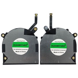 HUANMEFANG Replacement New CPU and GPU Cooling Fan for Dell XPS 13 7390 9310 2-in-1 Machine (Only fit for 2-in-1 Version) ND55C69 ND55C70 DC5V 0.5A Fan