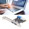 USB3.0 Expansion Card 2 Port 19 Pin 4P PCIE to