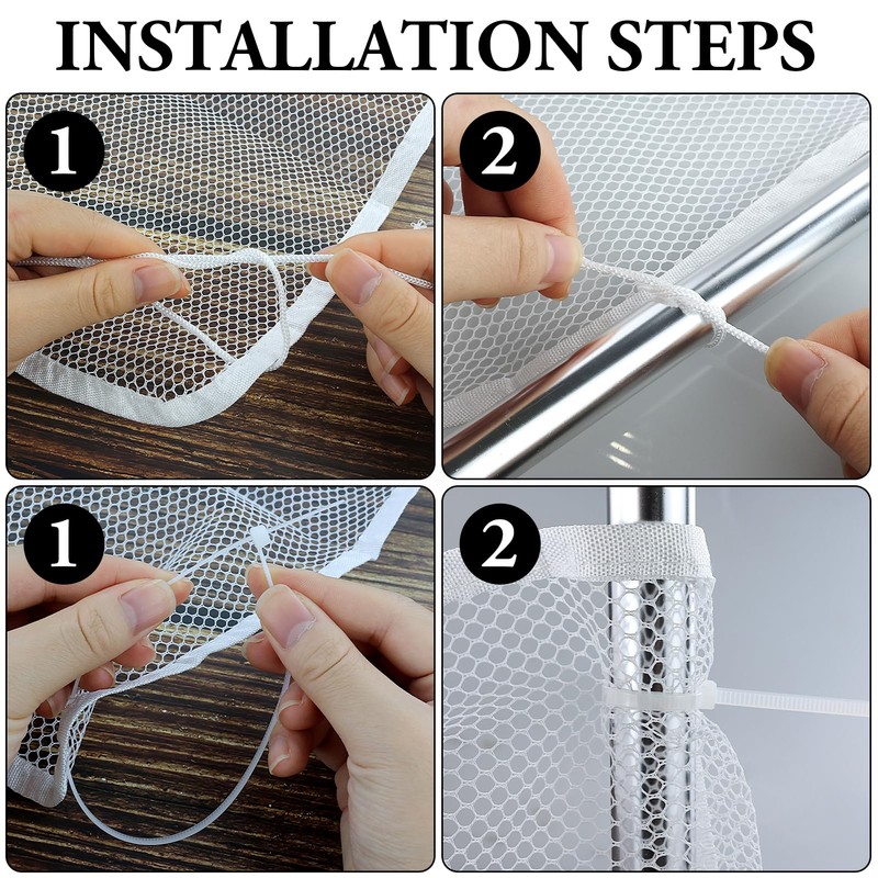 Mesh Rail Guard, Safety Net, Stairs Protective Netting, Railing Stairs
