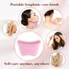 Lymphatic Contour Face Brush, Silicone Lymphatic Drainage Massage, No Shedding
