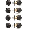 Probrico 4 Pack Oil Rubbed Bronze Double Cylinder Deadbolt Lock,
