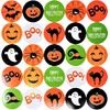 200x Halloween Stickers - 4cm Round (Fun Halloween Designs)