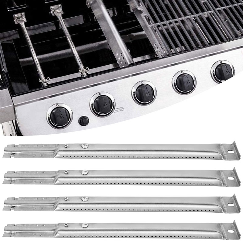Stainless Steel Grill Burners Crossover Tubes Set Replacement Parts Fit