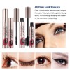 4D Silk Fiber Lash Mascara, Fber Lashes Mascara Waterproof, Long-Lasting,