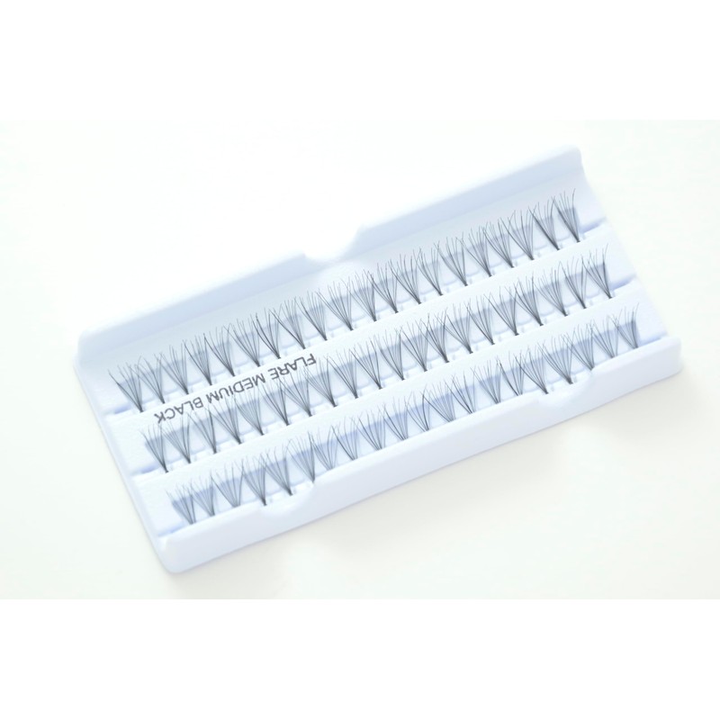 Cherishlook Professional 10packs Eyelashes - Flare Medium Black