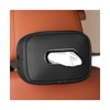 BWBWND Car Tissue Holder, Leather Backseat Rectangular Tissue Box Cover