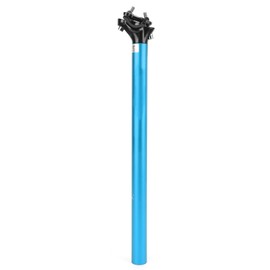 FMFXTR 31.6x400mm Bicycle Seatpost Aluminum Alloy Saddle Pole Road Mountain Bike Seat Post TubeBlue