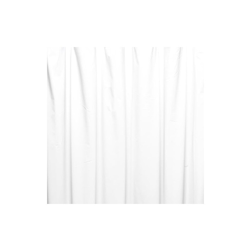 Carnation Home Fashions Premium Quality Vinyl Shower Curtain Liner-White