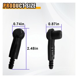 5PCS Car Oil Bleeder Pump Exchange Adapter, Brake Oil Changer Connectors, Brake Fluid Replace Tools, Quick Exchange Connector Tool Suction Pipe Joint Accessories for Car Truck Vehicles (Black)