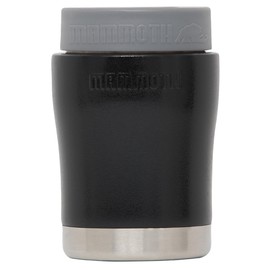 Mammoth Chillski, Stainless Steel Can Cooler, Double Wall Vacuum Insulated Can Insulator, Works with Most Standard 12 Ounce Packaged Drinks, Black