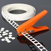 PVC Hole Puncher,Single Hole Punch Heavy Duty - 8mm Adjustable