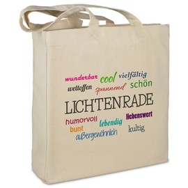 'Town Fabric Case with/"Light Cockle; Beneficial Effects – Colour Beige – Cloth Bag – Jute Bag Shopping Bag – Bag