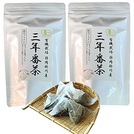 Organic Cultivation Sannen Bancha, 0.09 oz (2.5 g) x 16p, JAS Certified, No Additives, Organic, Macrobiotic, Diet, Roasted Roasted Tea, Low Caffeine, Babies, Pregnant Women, Loss of Appetite,