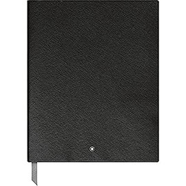 Montblanc Sketch Book Black Lined #149 Fine Stationery 116931 / Elegant Sketching Book with Leather Binding and Ruled Pages / 1 x (8.2 x 10.2 in.)