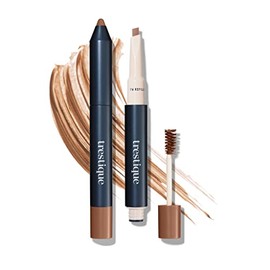 TRE'STIQUE Lápiz y Gel para Cejas Trestique, Lápiz de Cejas Recargable Con Gel de Cejas Incorporado, Lápiz de Cejas y Gel de Cejas Clean Beauty, Lápiz de Cejas y Gel de Cejas 2 En 1 Sustentable