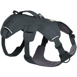 Ruffwear, Web Master, Multi-Use Support Dog Harness, Hiking and Trail Running, Service and Working, Everyday Wear, Basalt Gray, Large/X-Large