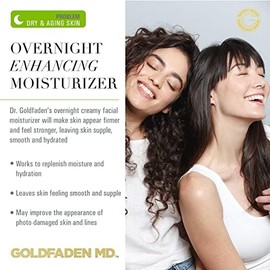 GOLDFADEN MD Dr. Goldfadens Wake Up Call Night Crema Hidratante Facial De Noche Para Piel Seca Y Envejecida  Con Ácido Alfa Lipoico, Aceite De
