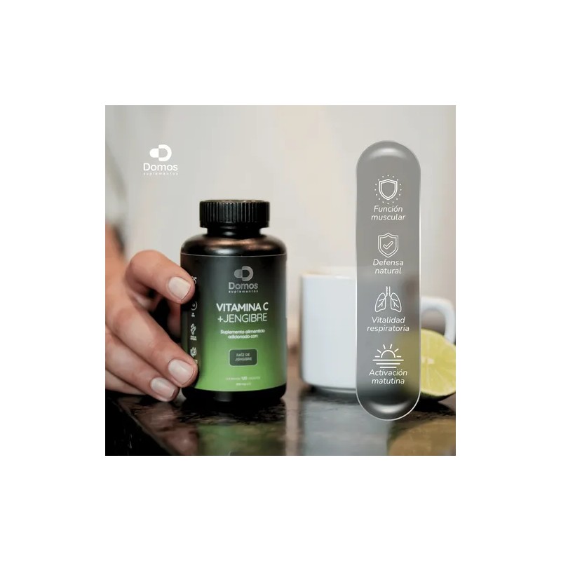 Domos Vitamina Raíz Jengibre 120 Cápsulas 500