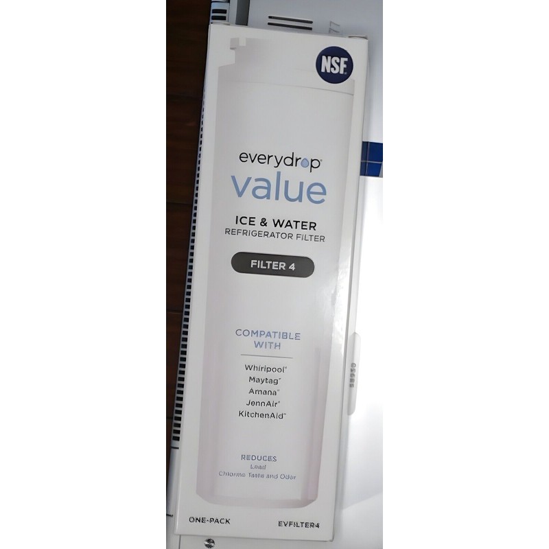 EveryDrop EVFILTER4 Refrigerator Water Filter 1 Pack Filter #4 NEW