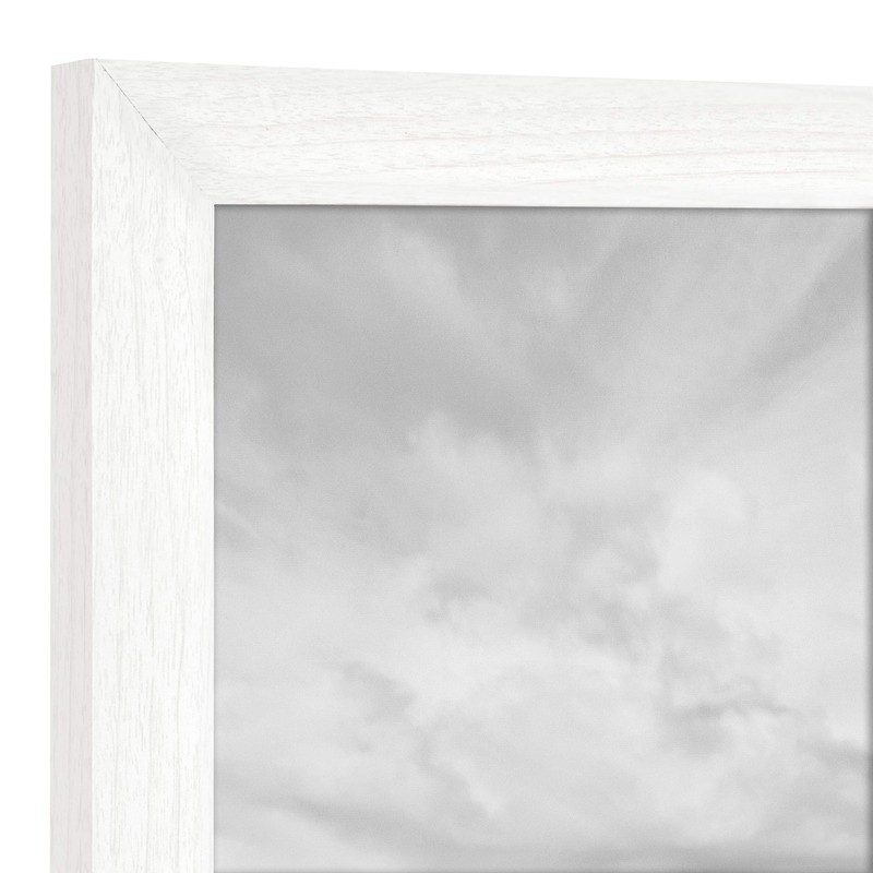 MCS 8x8 Inch Studio Gallery Frame, White Woodgrain