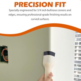 3/4" Outside Bull Nose Corner Trowel,Radius Outside Bullnose Tool, for Finishing Drywall Corners